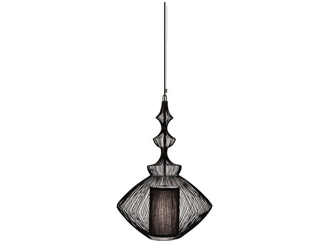 "Forestier Paris has created a collection of table lamps and pendant lights called Fil de fer."
