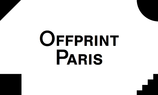 Offprint Paris is an art publishing fair for emerging practices in art. This year, it will take place from 14 to 17 November 1013.