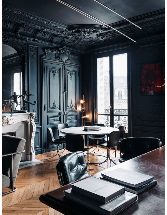 Inside a Dramatic Paris Apartment Designed by Festen