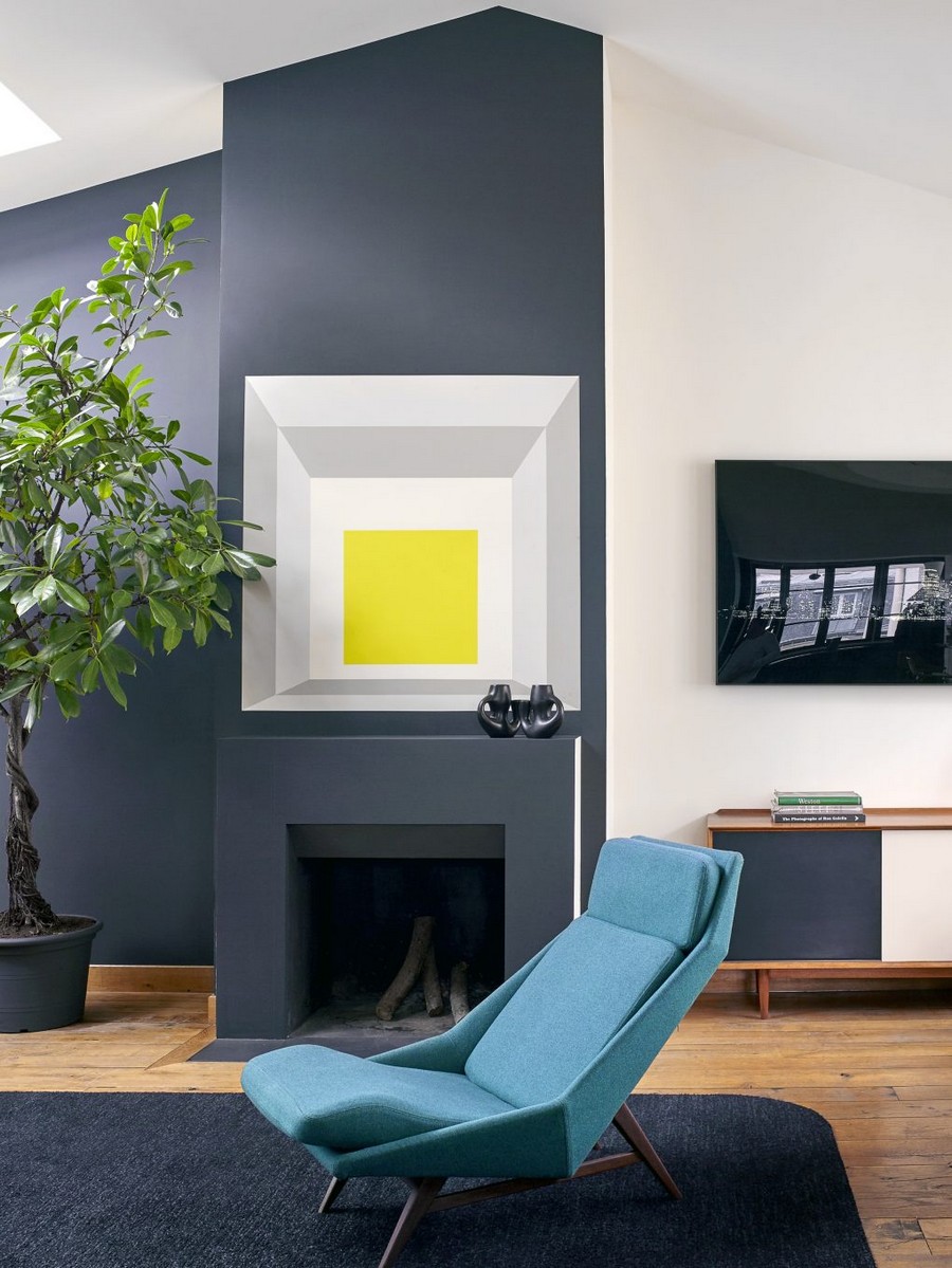 This Eclectic Parisian Loft Mixes Modern Design with Vintage Furniture 1